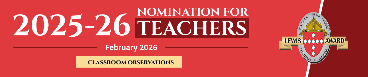 Nomination for Teachers - February 2026