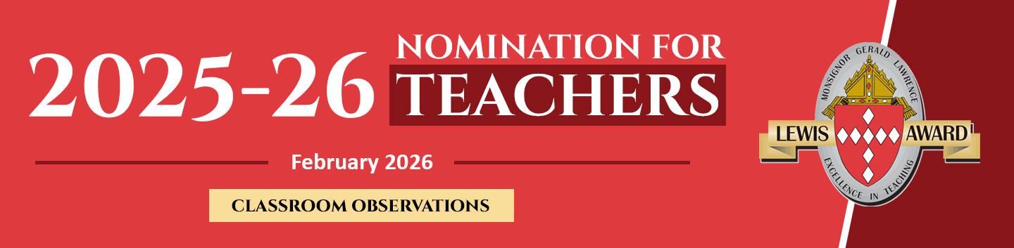 Nomination for Teachers - February 2026
