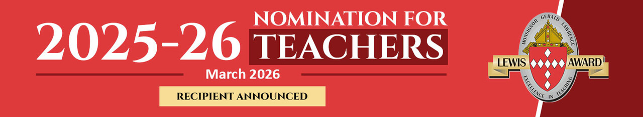 Nomination for Teachers - March 2026